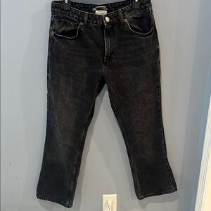 Zara Black Bootcut Jeans with Vintage Appeal women’s 8